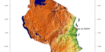 Harta e tanzani lartësi