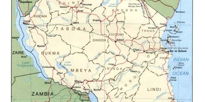 Harta e ndërtesave historike në tanzani